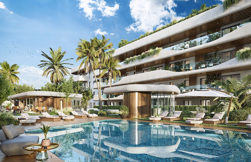 Beachfront apartments with spacious balconies in Marbella, Spain 3