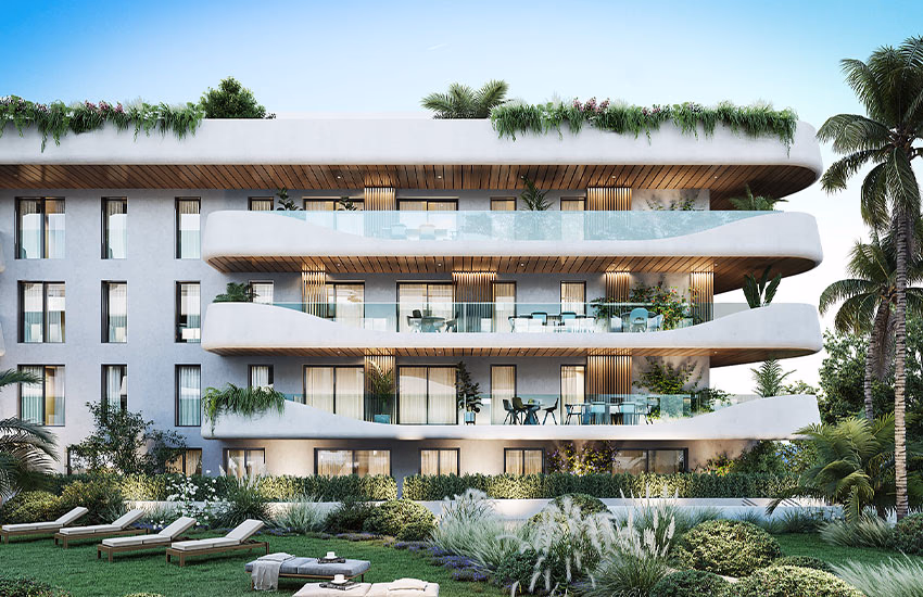 Beachfront apartments with spacious balconies in Marbella, Spain 4