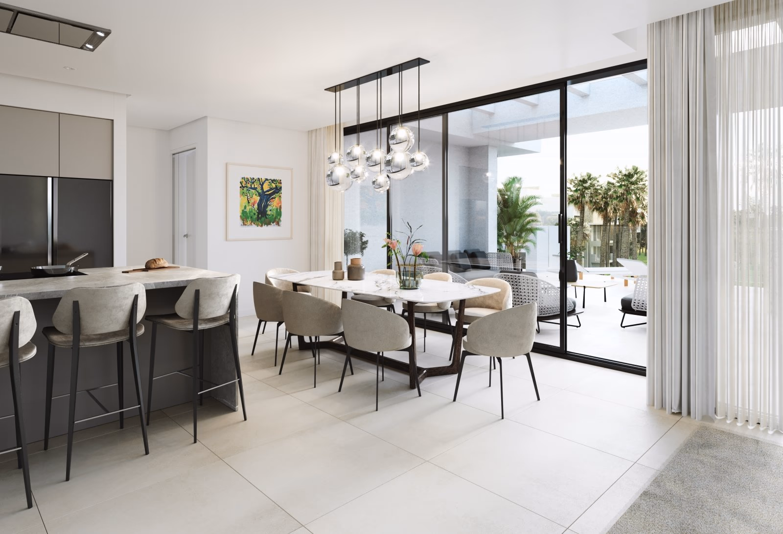 Flats in Complex with Large Garden Close to Beach in Estepona 6