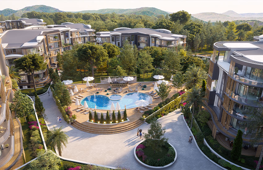 Unique full facilities apartments in Izmit