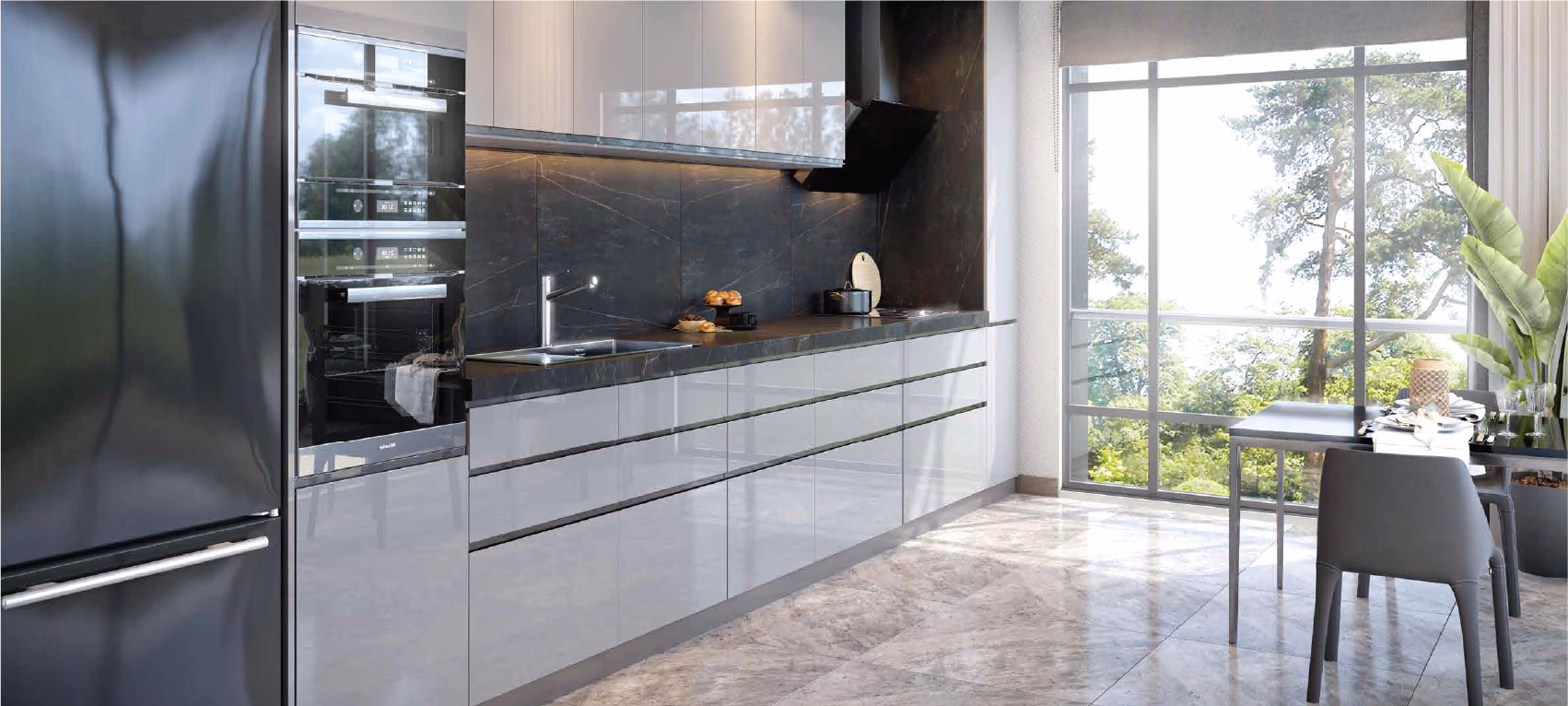 Modern Apartments in a complex with waterfalls in Izmit 9