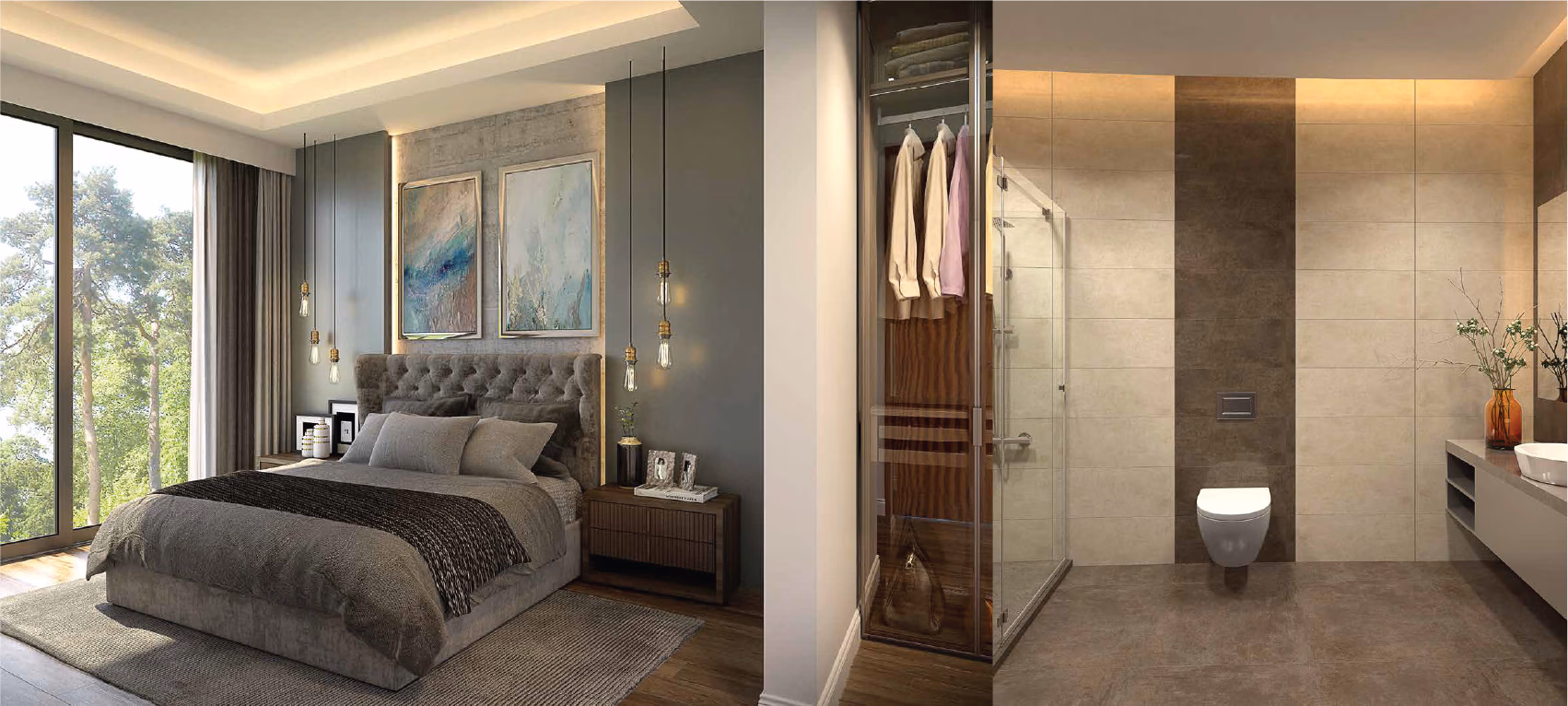 Modern Apartments in a complex with waterfalls in Izmit 10