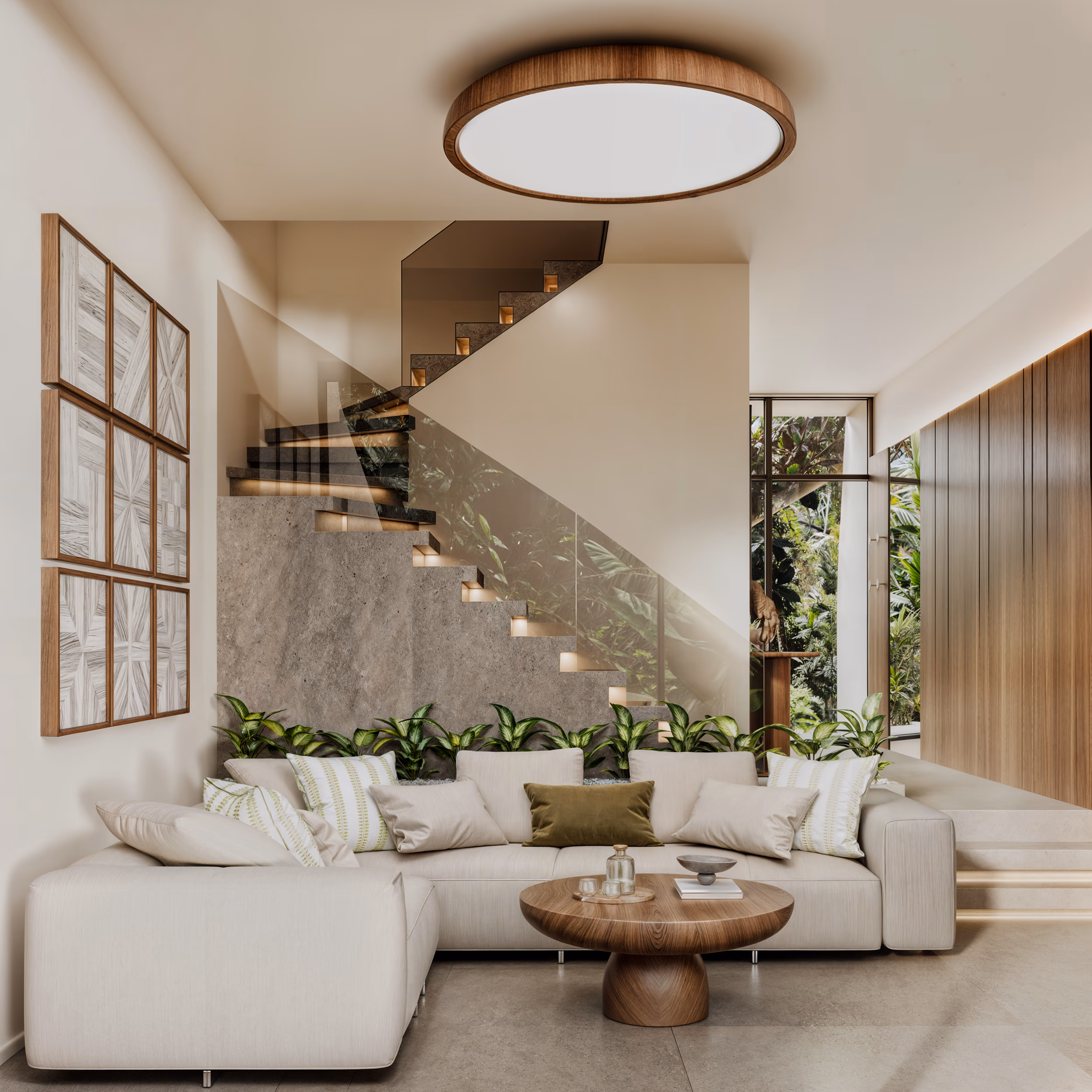 Modern Two-Story Tropical Sanctuary with Private Garden and Pool 28