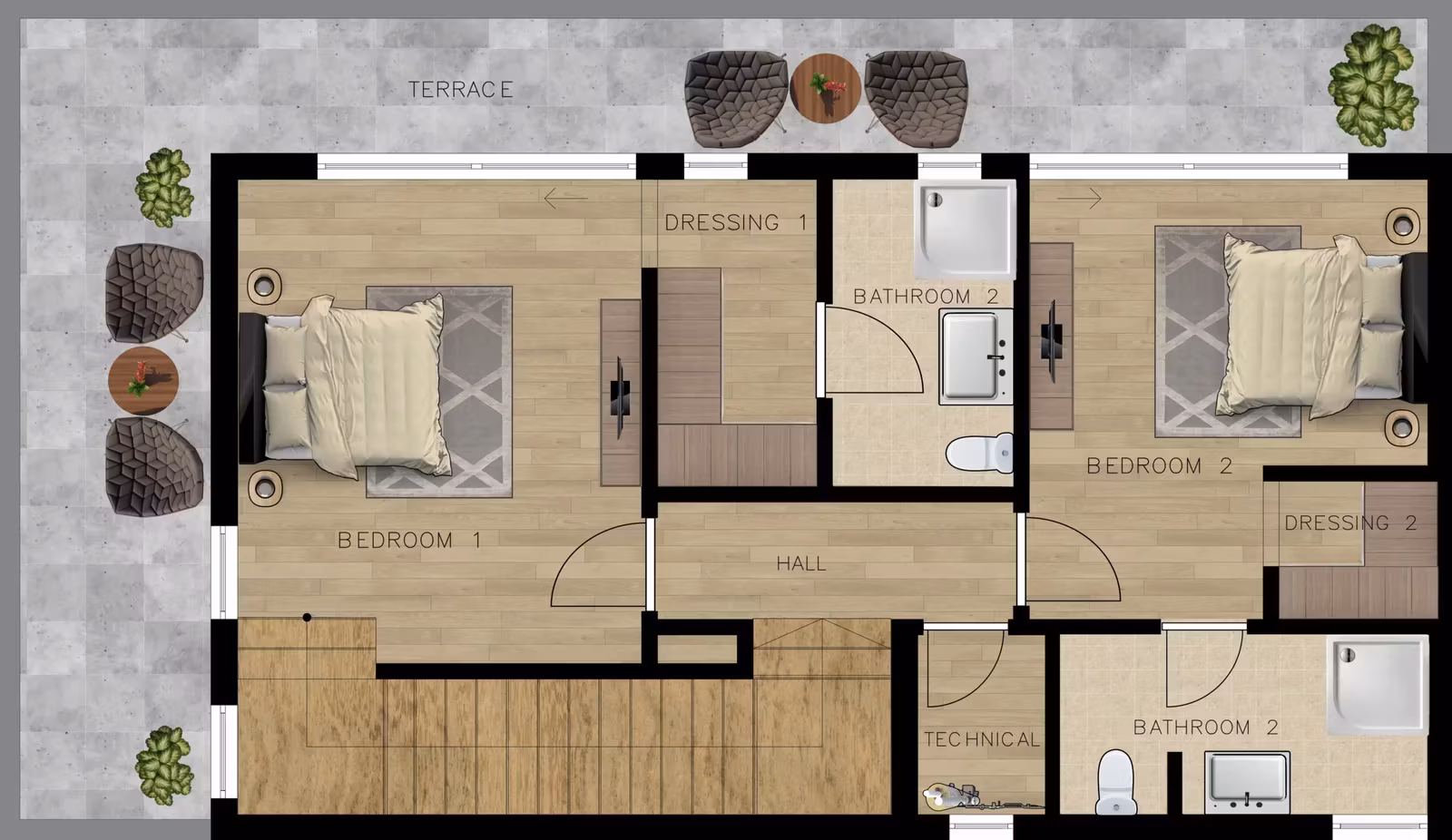 Luxury Two-Bedroom Coastal Villas in Paje Zanzibar 48