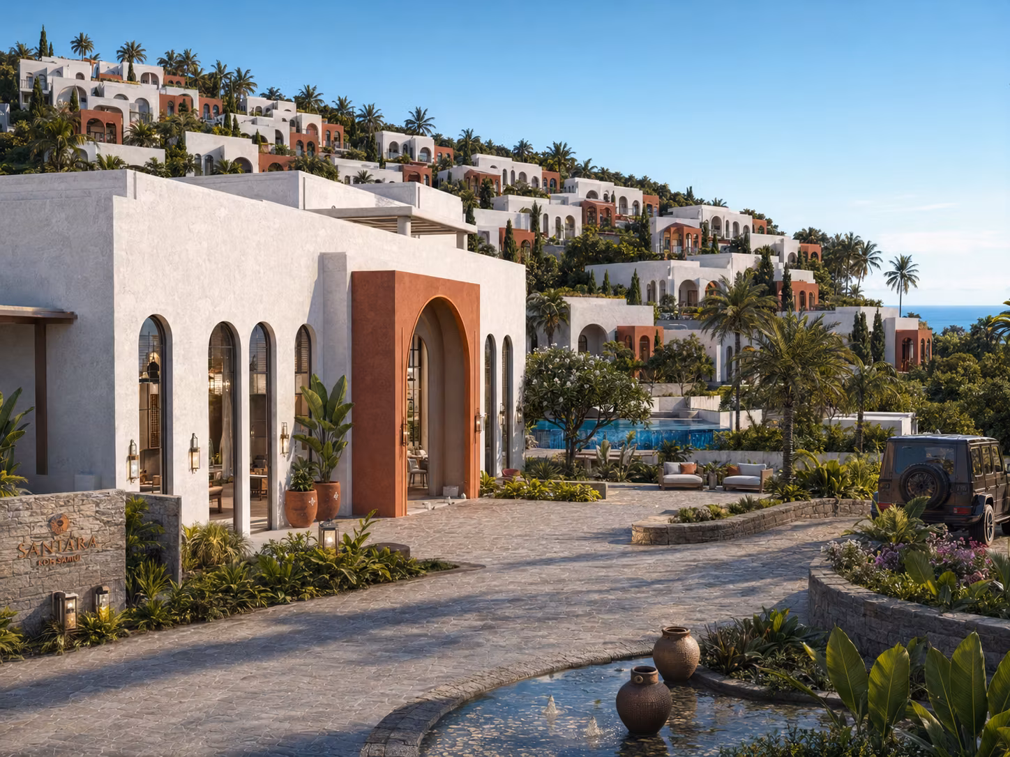 Moorish-Meets-Mediterranean Pool Villas in Koh Samui 3