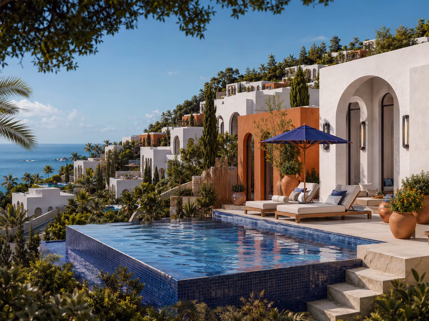 Moorish-Meets-Mediterranean Pool Villas in Koh Samui 12