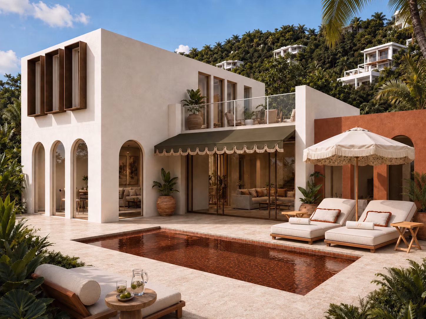 Moorish-Meets-Mediterranean Pool Villas in Koh Samui 17