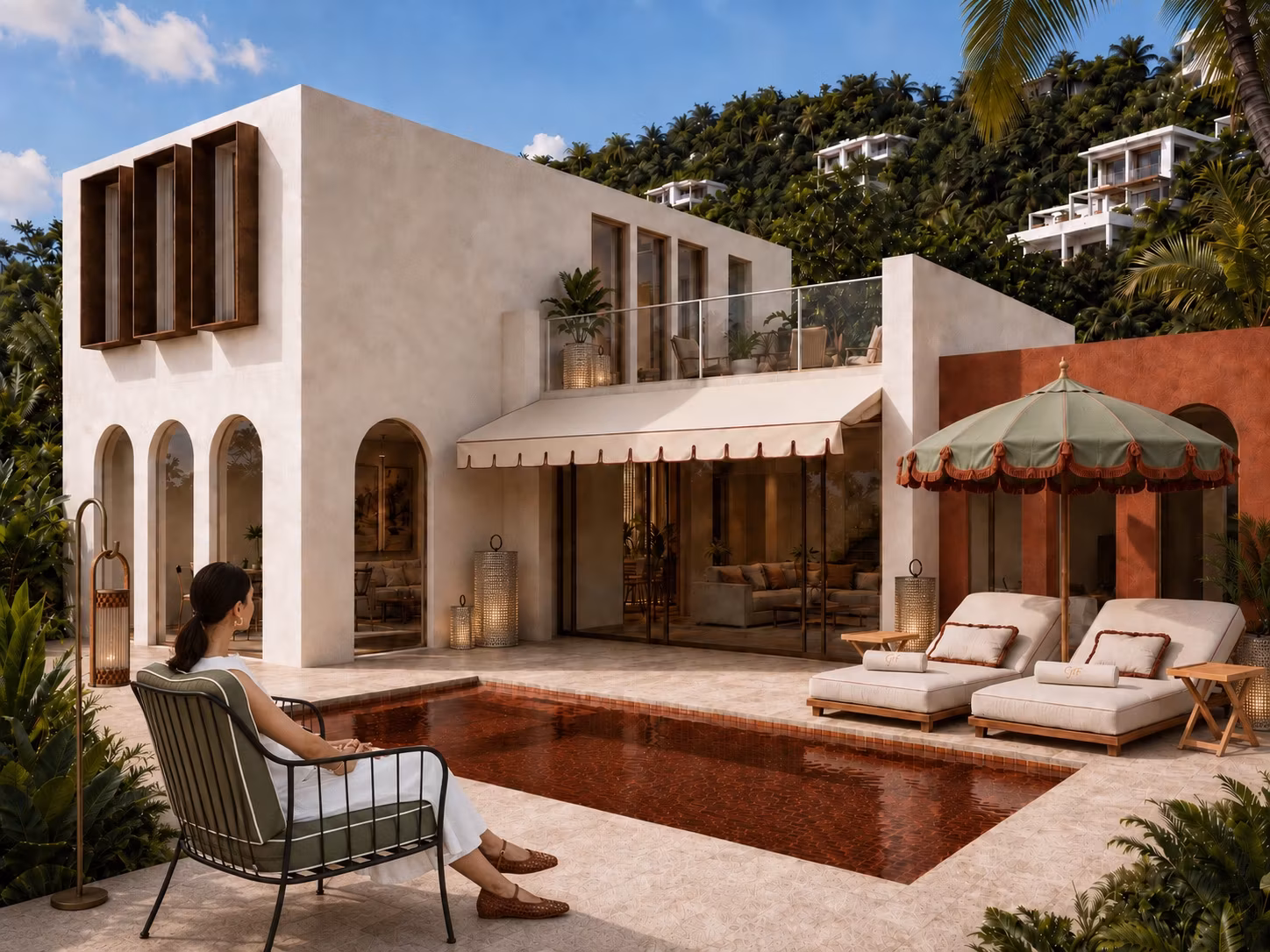 Moorish-Meets-Mediterranean Pool Villas in Koh Samui 16